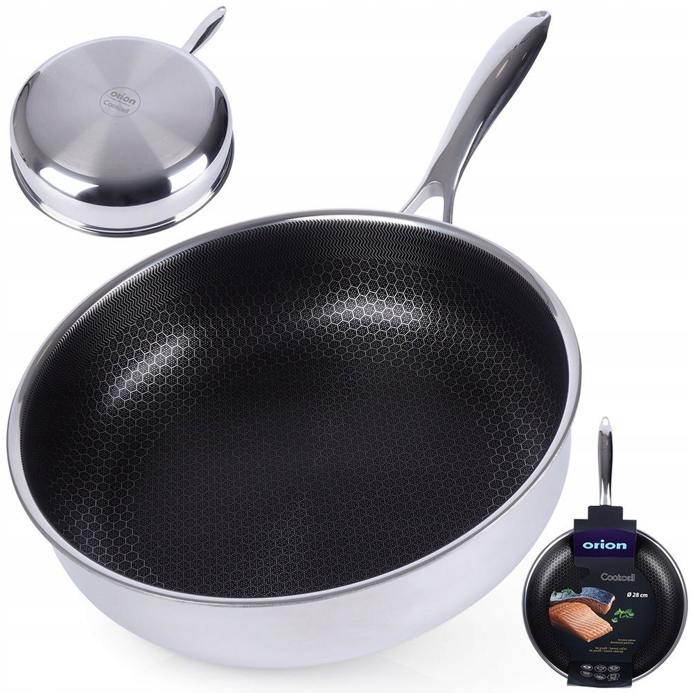 Panvica Orion oceľová nepriľnavá hlboká veľká Cookcell Hybryd 28 cm