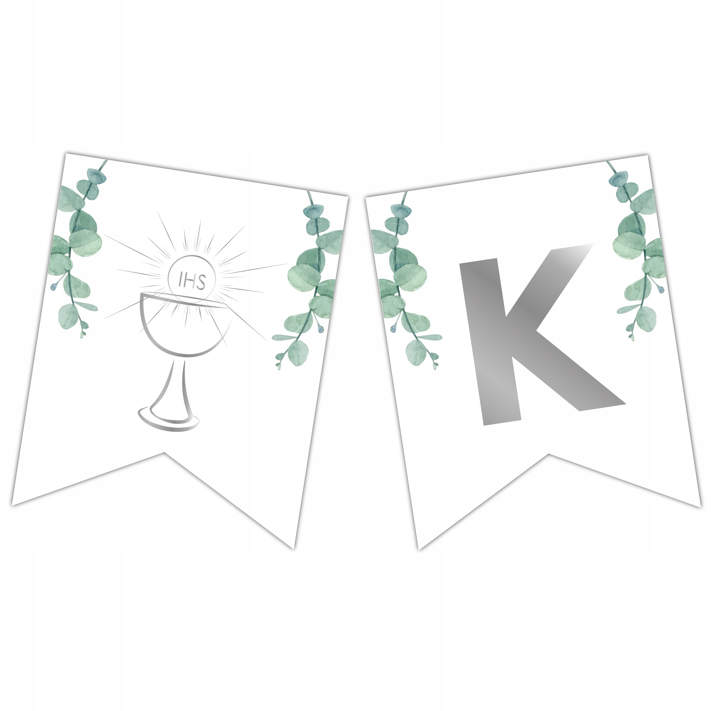 

Girlanda baner napis Komunia Imię Personalizowan