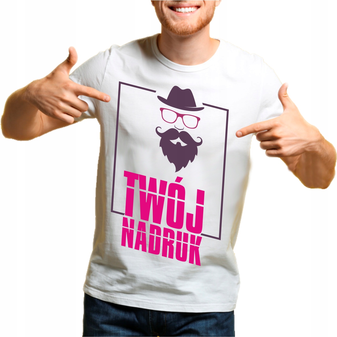 

T-shirt Koszulka Dla Męża Nadruk Napis Jhk S