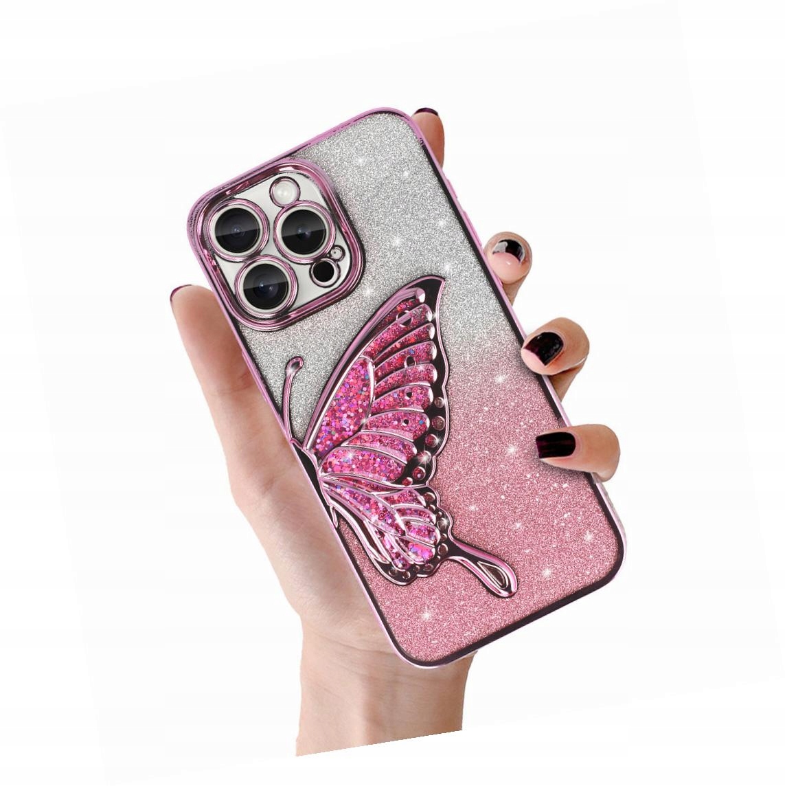 Etui Butterfly Water Case ze wzorem Motyl do iPhone 13 na tył