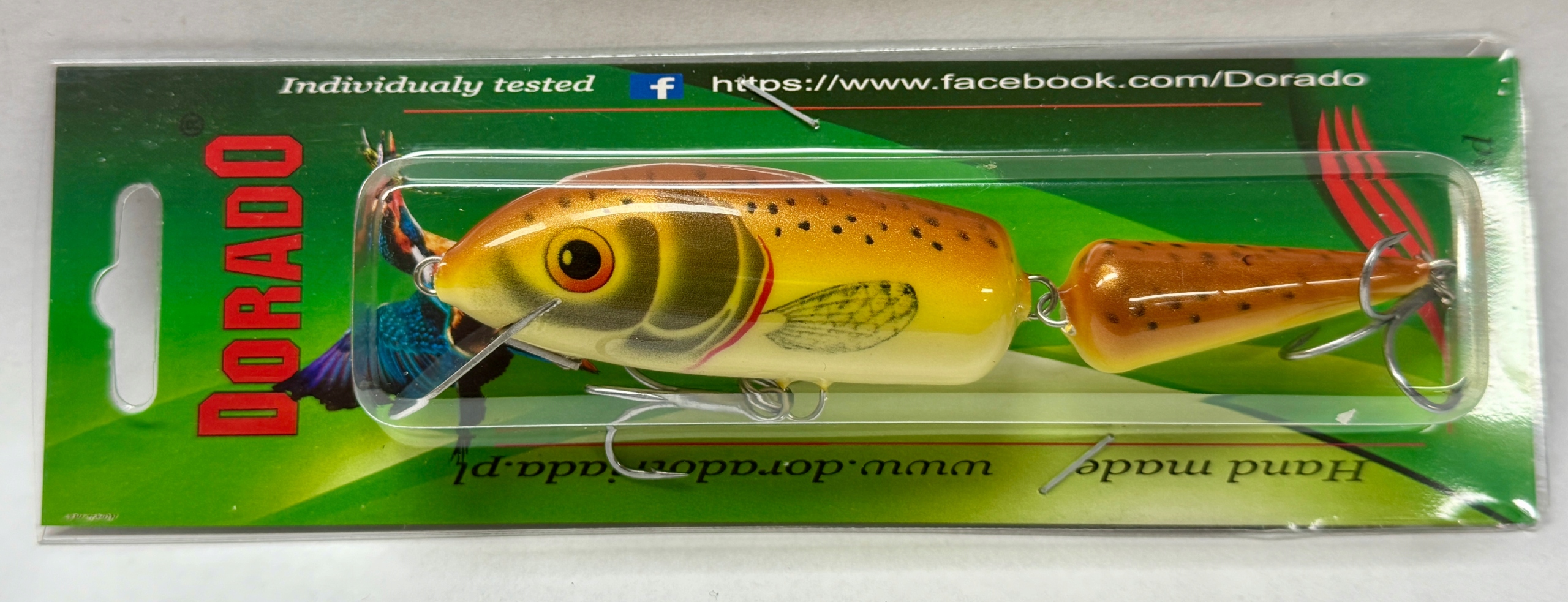 Wobler Dorado Bombon Brf 13cm 32g pływający Metalowy Ster Na Głowacice 2