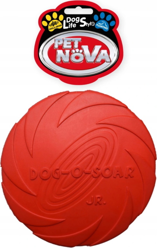 

Pet Nova Dysk gumowy 15cm czerwony