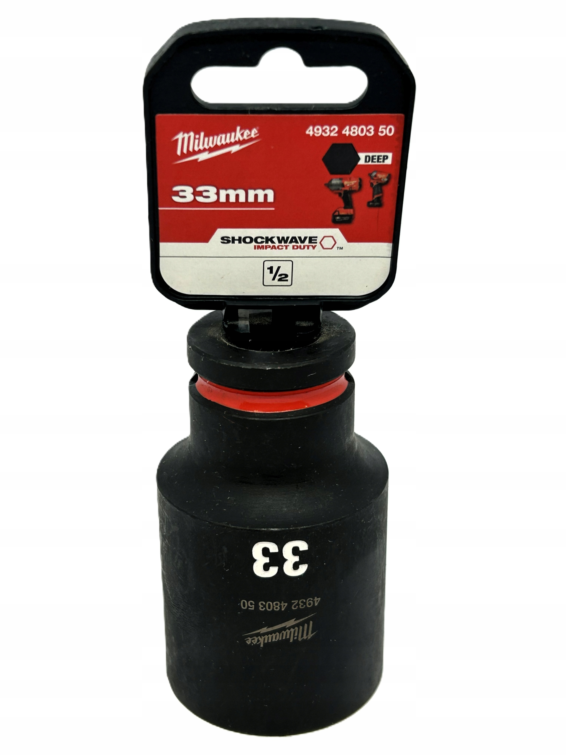 Nasadka Udarowa Długa Milwaukee 1/2 Std 33 mm