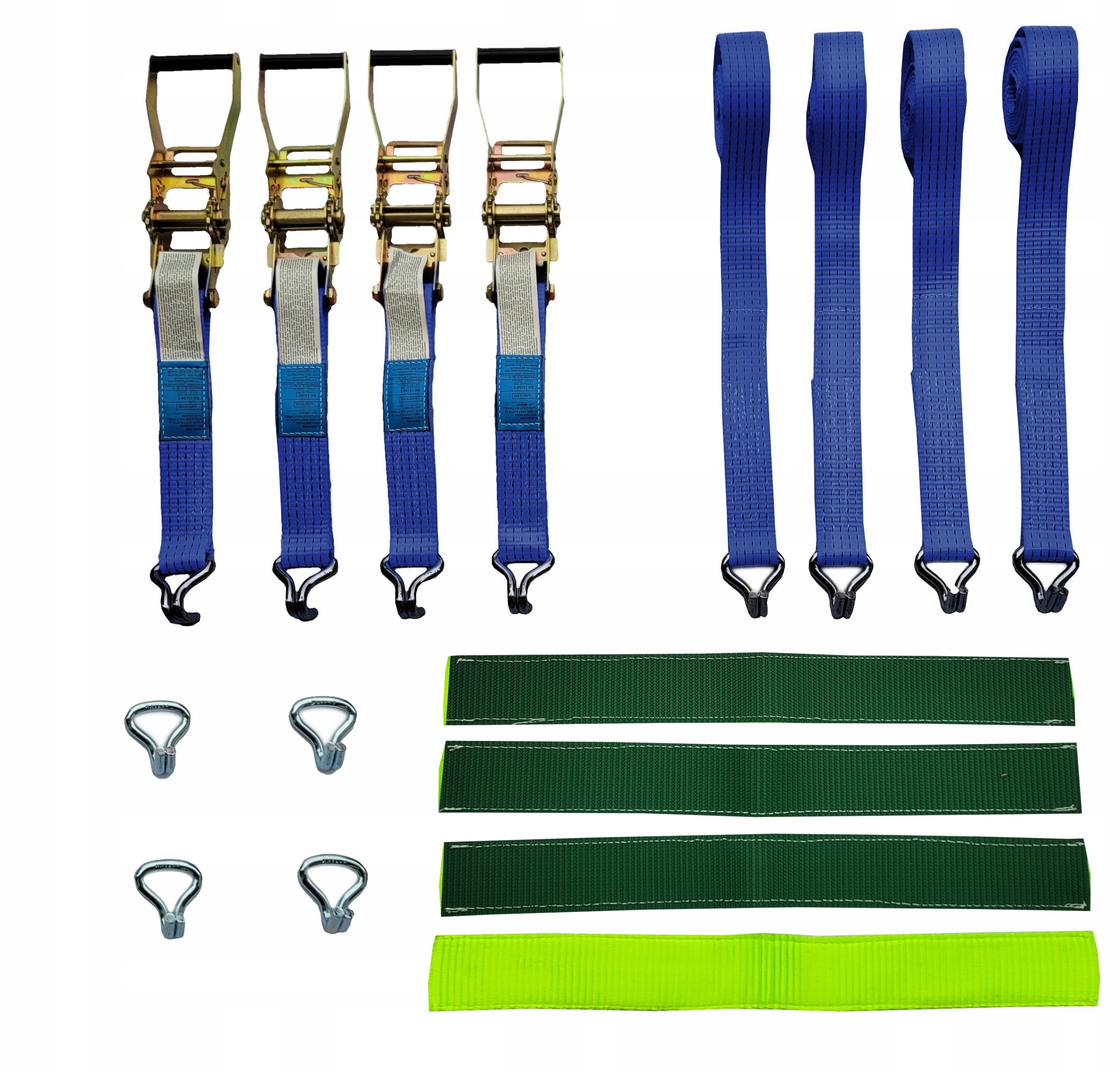 4 транспортні смуги 3pkt травичка синій 1B3