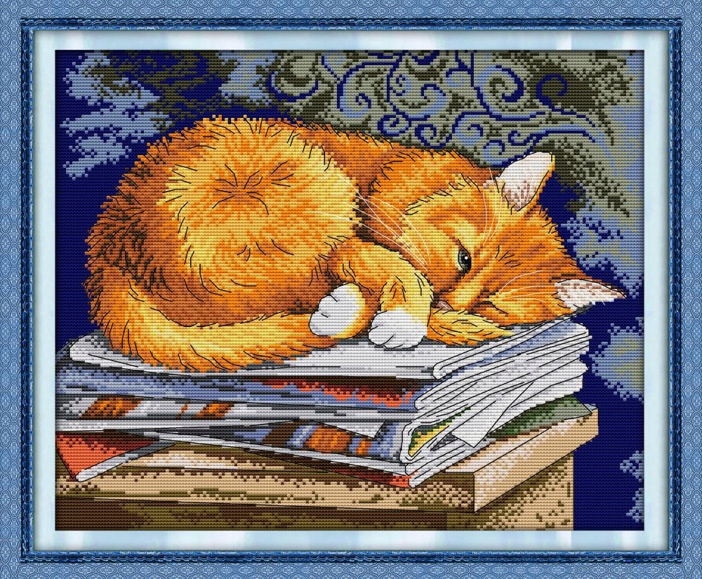 Křížková výšivka počítaná sada (kanva, mulina)