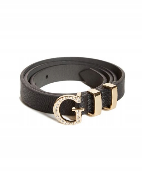 Guess dámský pásek Rhinestone G černý M