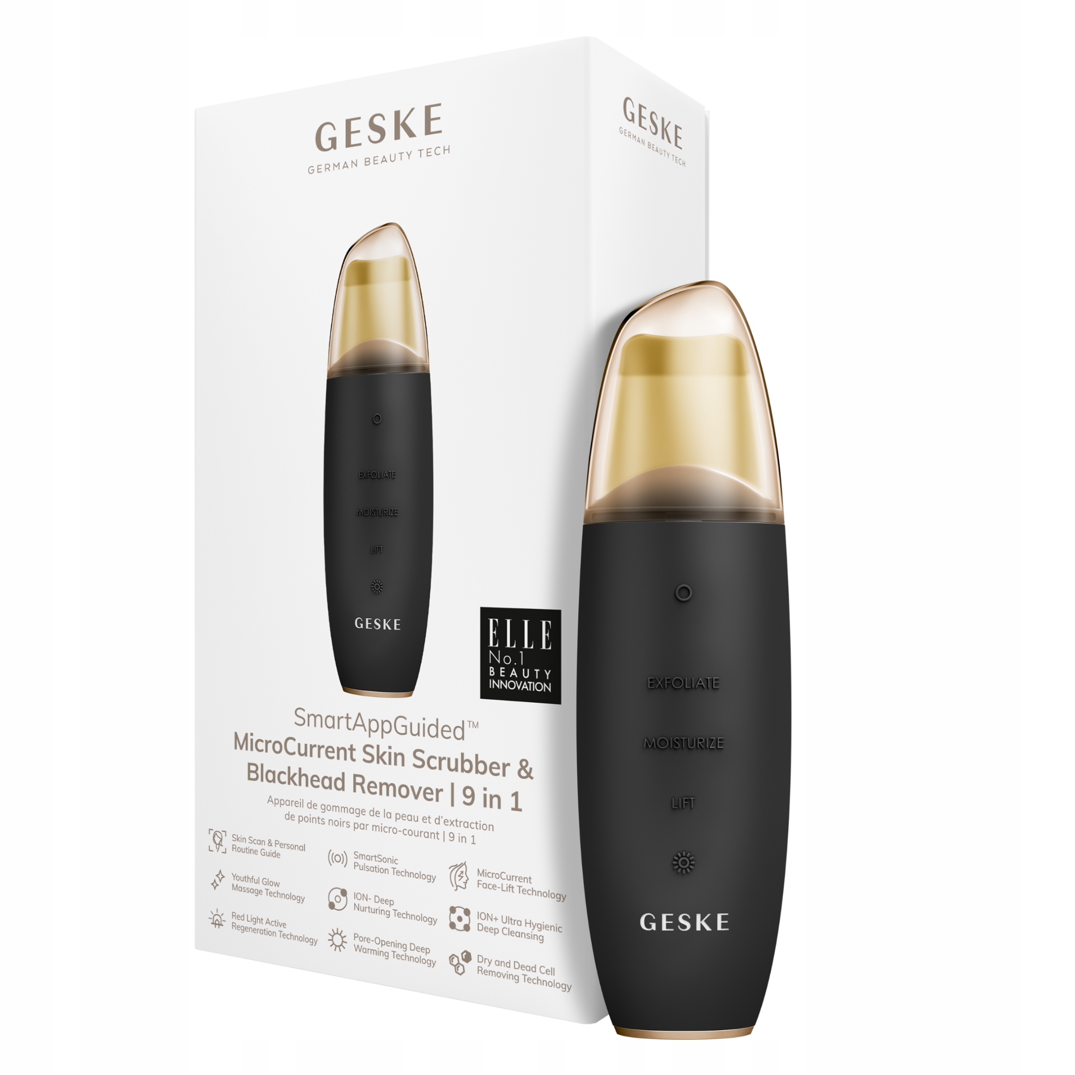Geske Peeling kawitacyjny MicroCurrent Skin Scrubber 9w1 Outlet