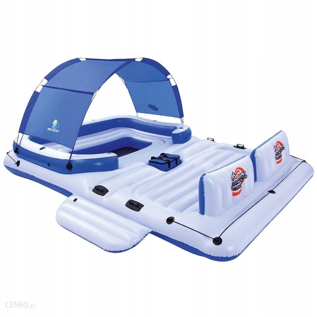 Dmuchany Materac Wyspa 389 x 274 cm Bestway 43105 Grubość 0.45 mm