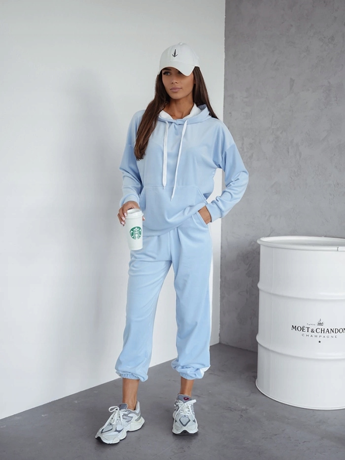 Tepláková Souprava 508 Modrá L/XL