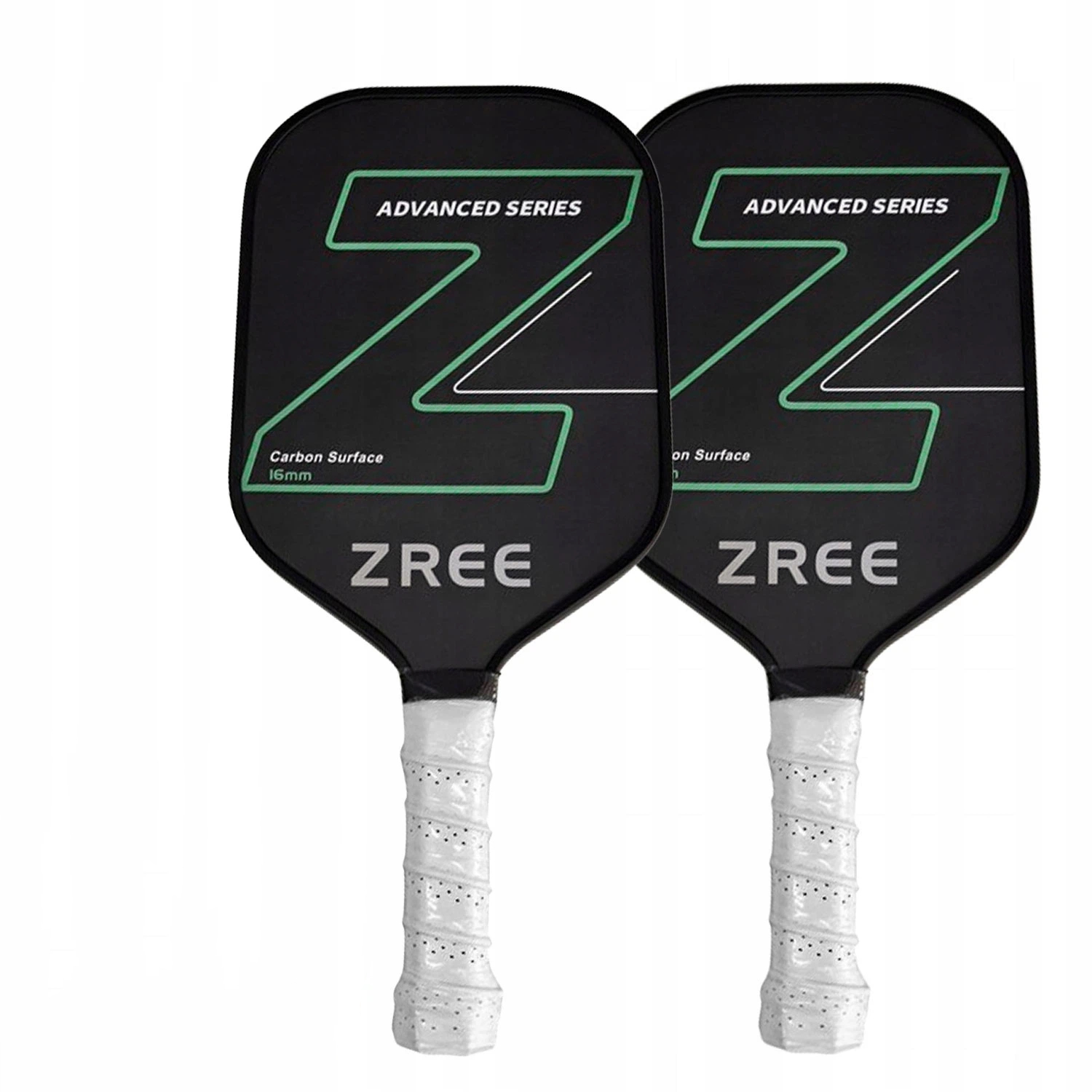 Raketa Na Pickleball Carbon 2KS Zelená Lehká Vysoká Kvalita