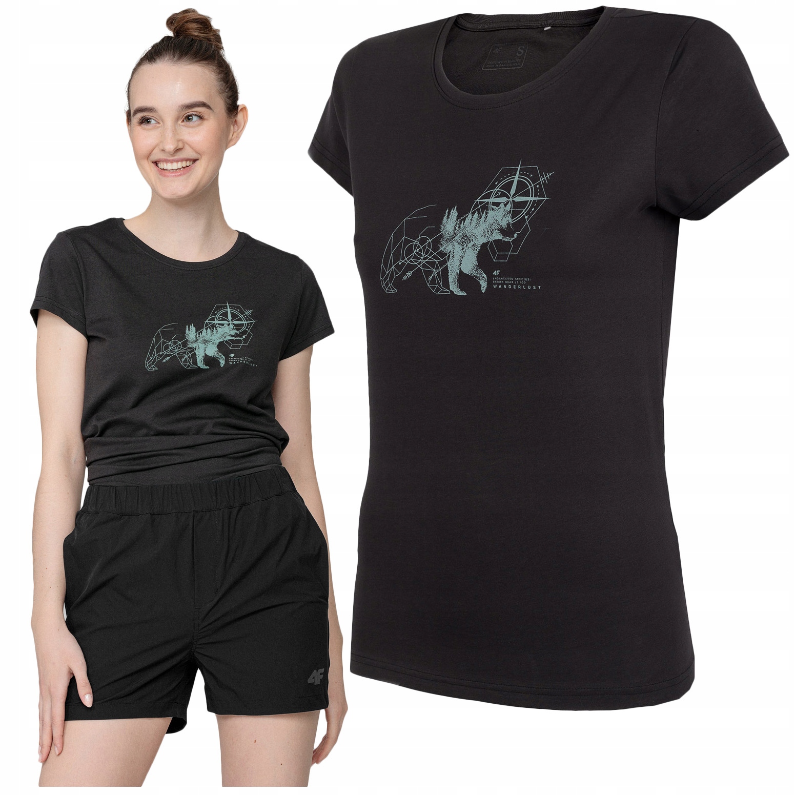 

Koszulka damska 4F T-shirt Bawełna TSD067 XL