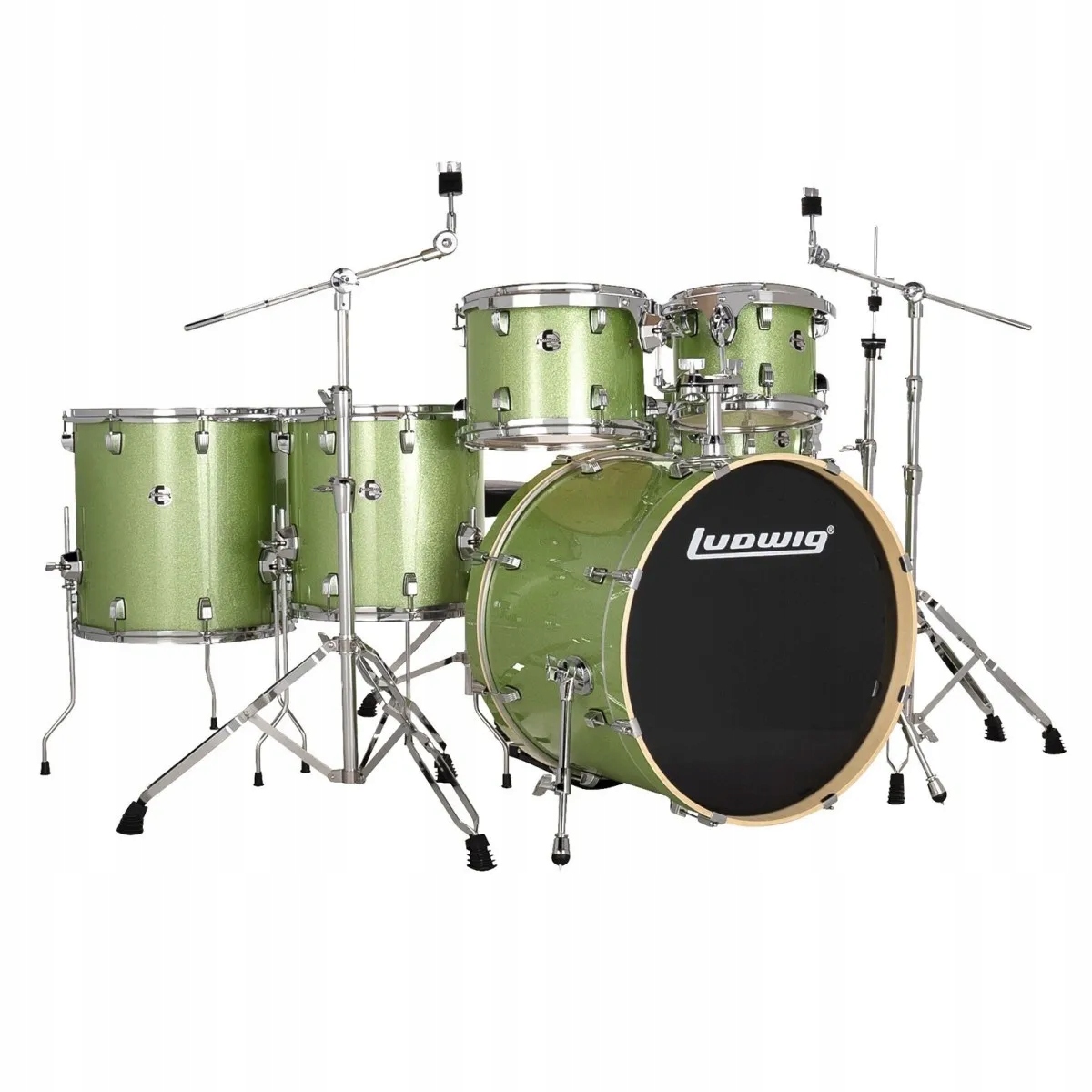 Ludwig Evolution 22" 6-dílná sada hardware (Mint Sparkle)