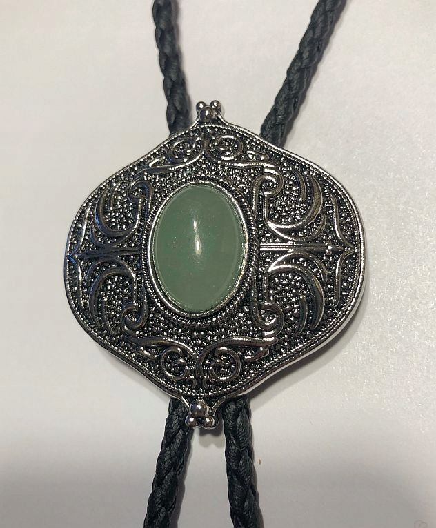 Ozdobný štít s Aventurínem Zeleným kravatou bolo pletenina syntetický ekolog