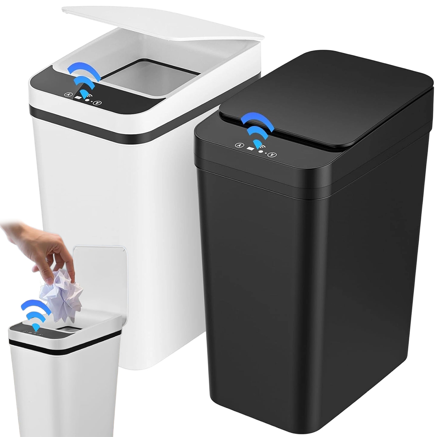 Levně Odpadkový Koš Automat Odpadkový Koš Bezdotykový Inteligentní Se Senzorem 12L 2KS
