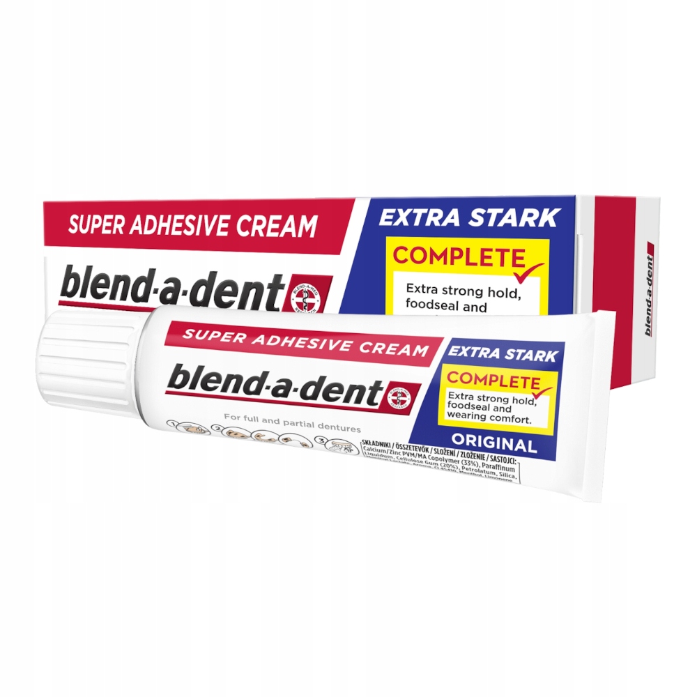 

Blend-a-dent Extra Stark Original klej do protez