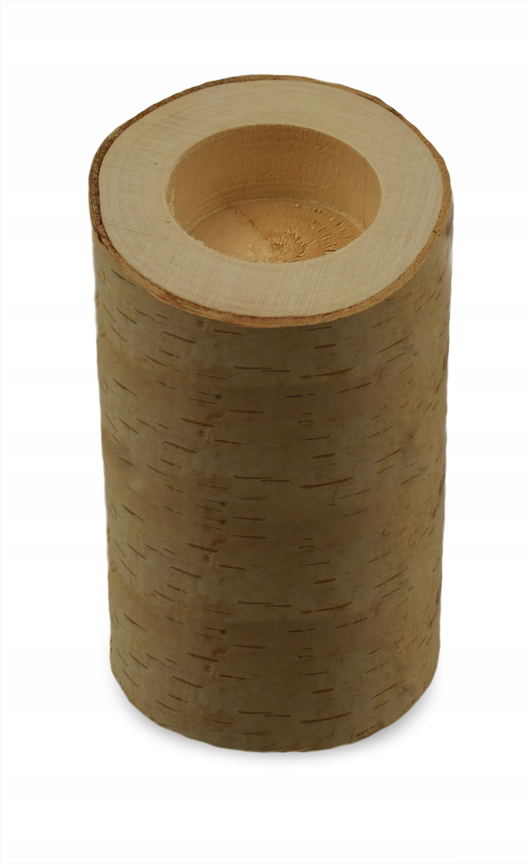 

Świecznik z brzozy, tealight, plaster brzoza 12 cm