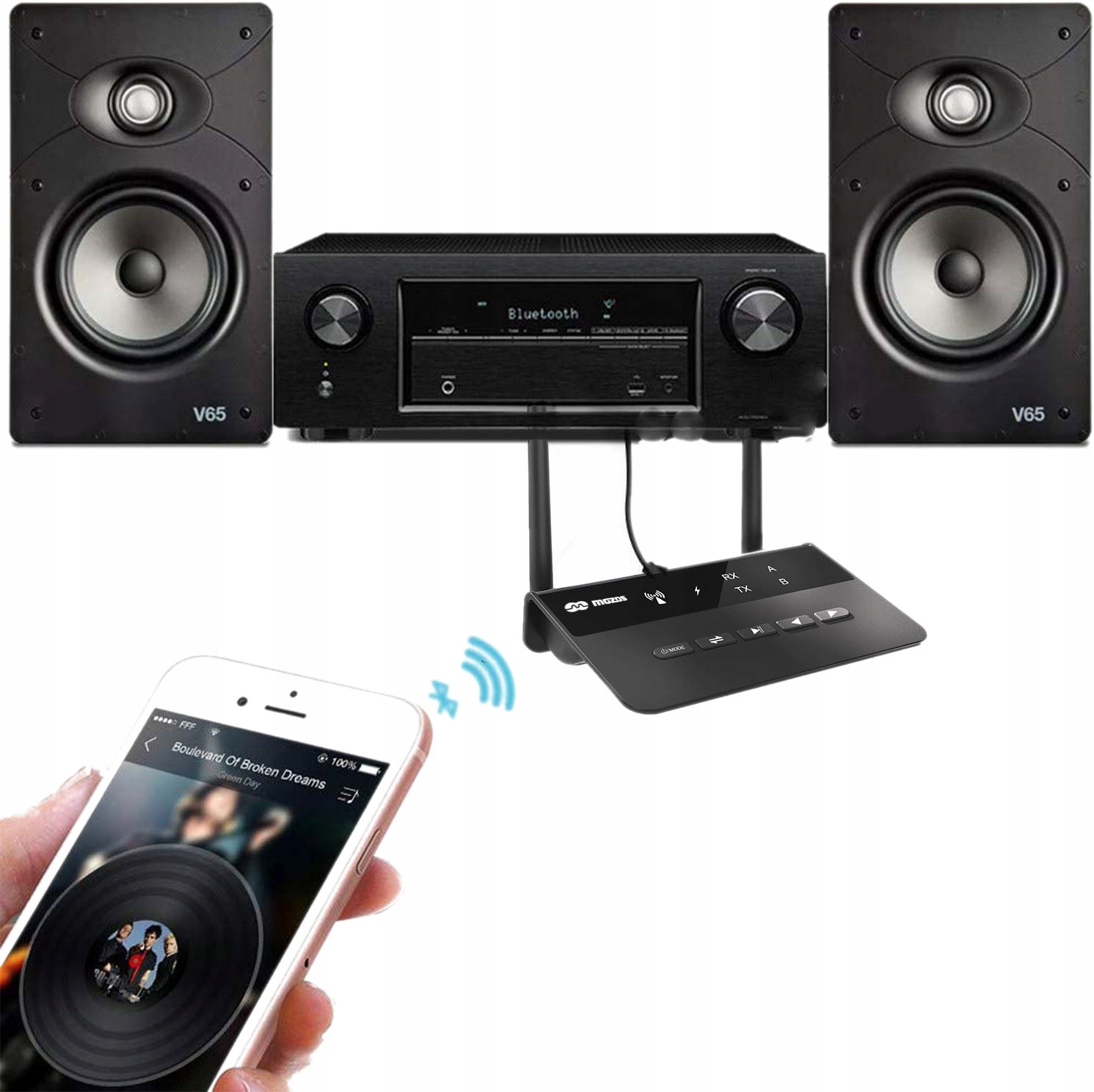 MOZOS B2 APT-X nadajnik odbiornik adapter BLUETOOTH 5.0 Marka Mozos