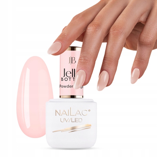 

NaiLac Jelly Bottle Powder Beige 2w1 baza i żel