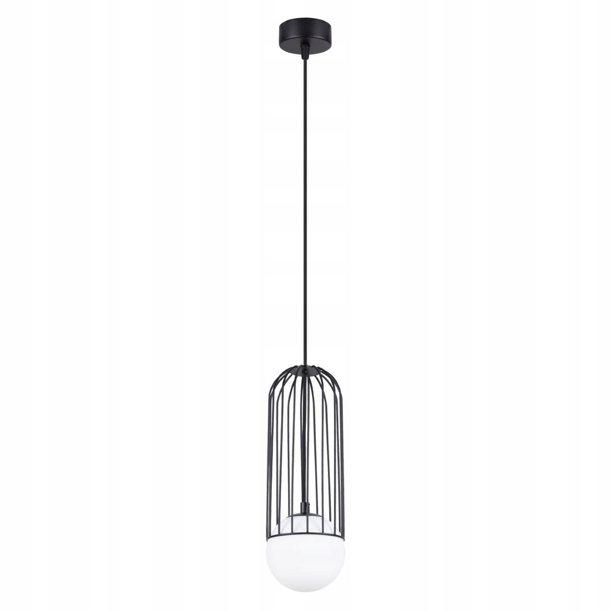 Sollux Závěsná lampa Brina černá 1xG9 8W, 115 cm, ocel,