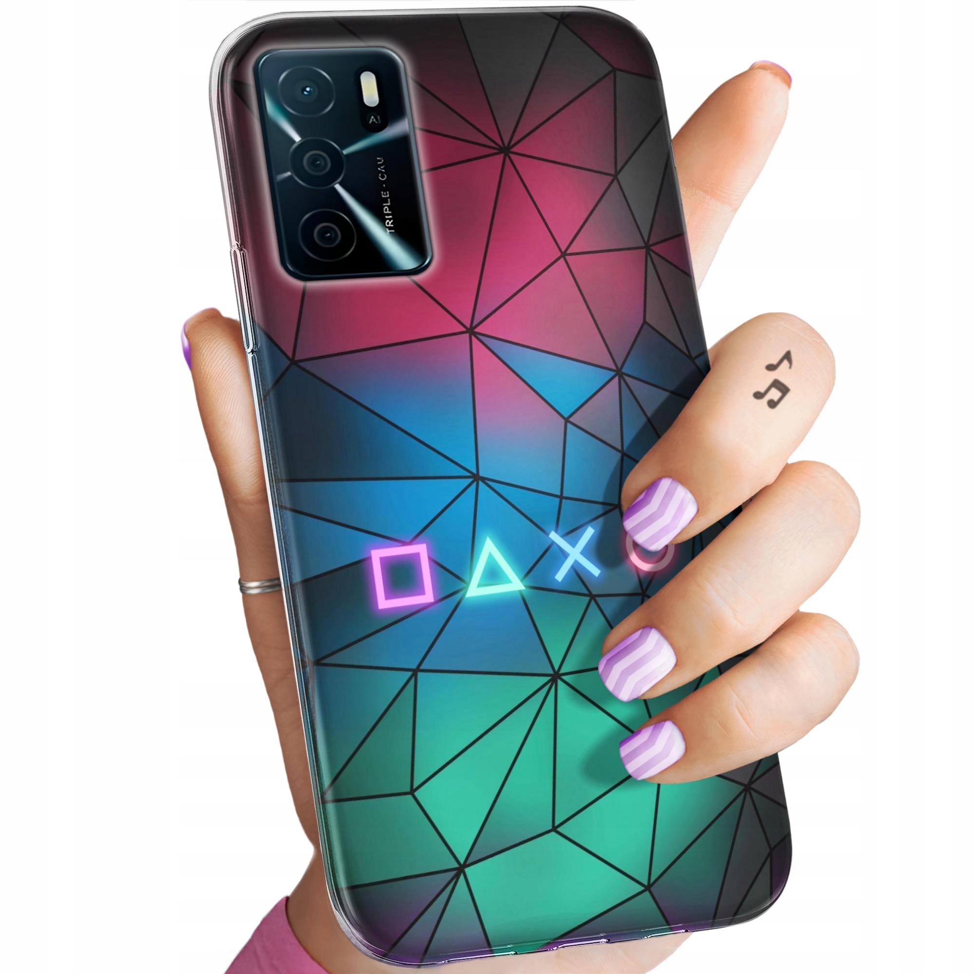 Etui Do Oppo A16 A16S Dla Gracza Gracz Gamer Game Over Obudowa