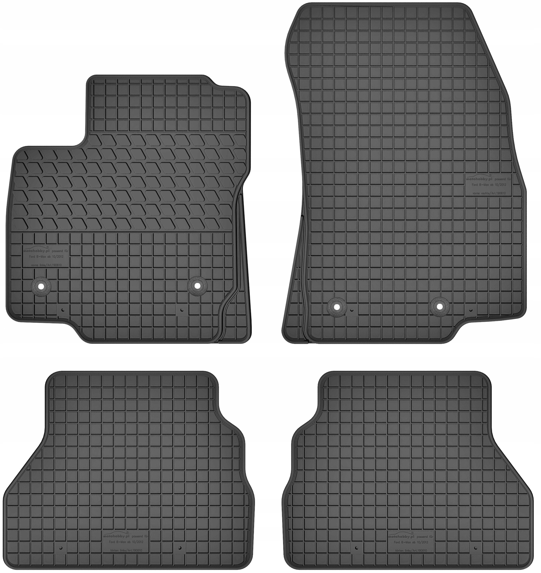 

Ford B-Max 2012-2017 Dywaniki gumowe