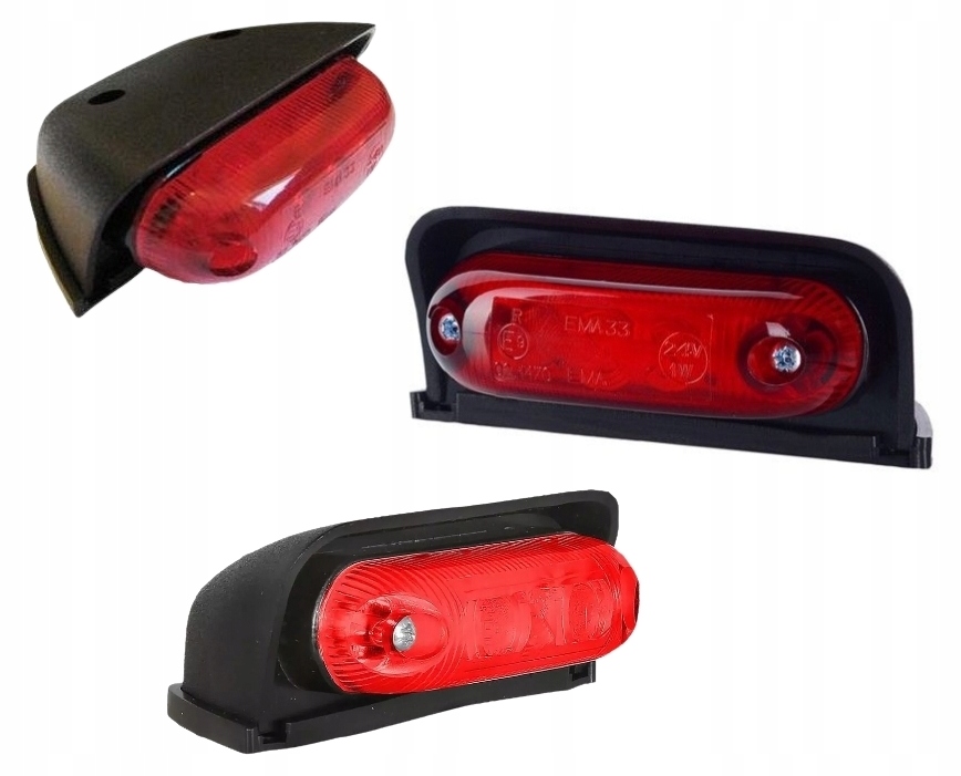 LAMPA OBRYSOWA LED OBRYSÓWKA LAWETA POMOC DROGOWA Strona zabudowy przednie lewe przednie prawe