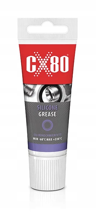 Smar silikonowy do tworzyw sztucznych i gumy do spożywki Nsf CX80 40g