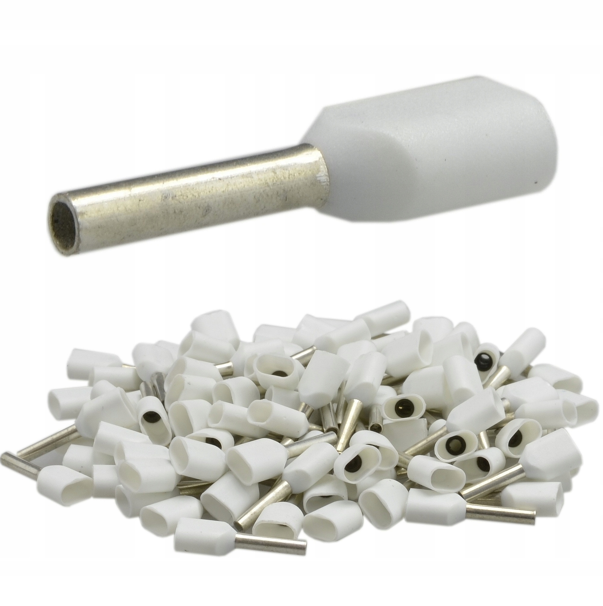 TULEJKA PODWÓJNA 2x0,5 mm IZOLOWANA KABLOWA 100SZT C.22.00508 ELPROMET