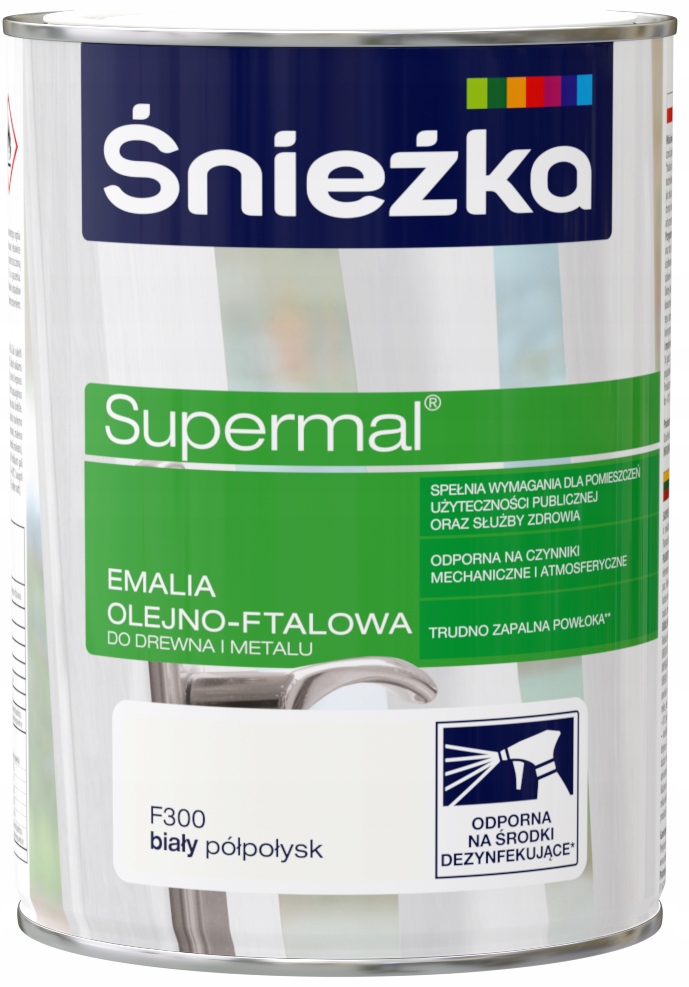 

Śnieżka Farba Olejno-ftalowa Biały Półpołysk 0,8L
