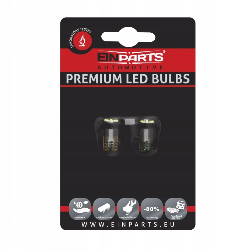 

Einparts Żarówki EPL213 W5W T10 6 Smd 3014 Canbus