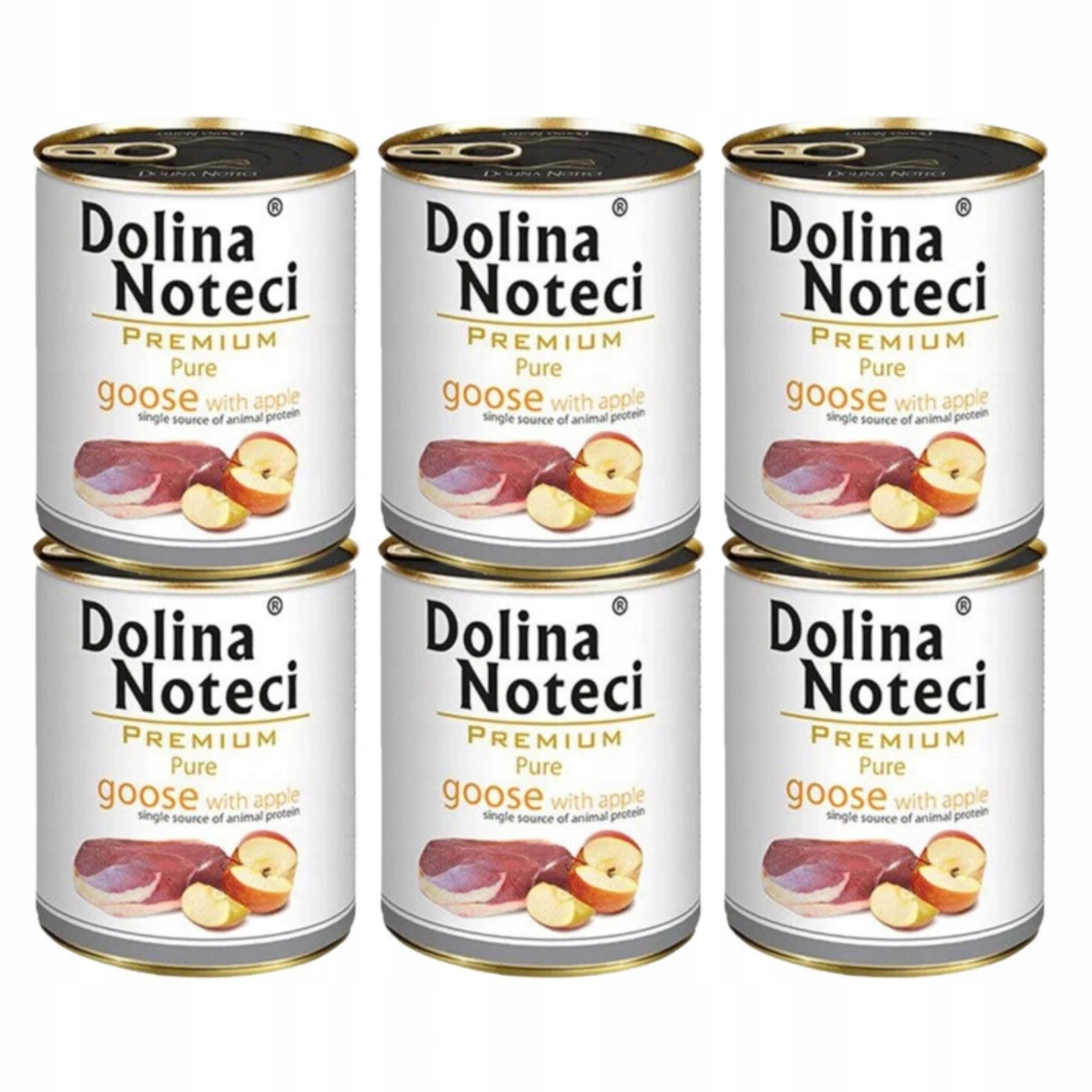 Levně Dolina Noteci prémiová husa s jablkem 400g 6 Ks