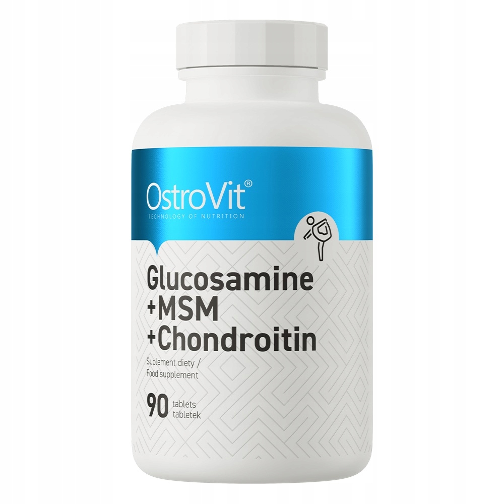 OstroVit Glucosamine + MSM + Chondroitin 90 tabs Glukosamín Chondroitín
