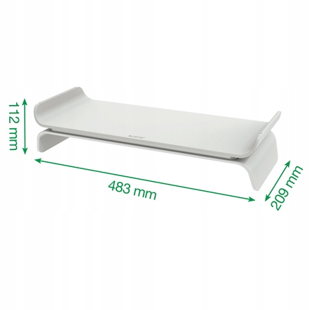Podstavec pod monitor Ergo svetlosivý 65040085 Leitz