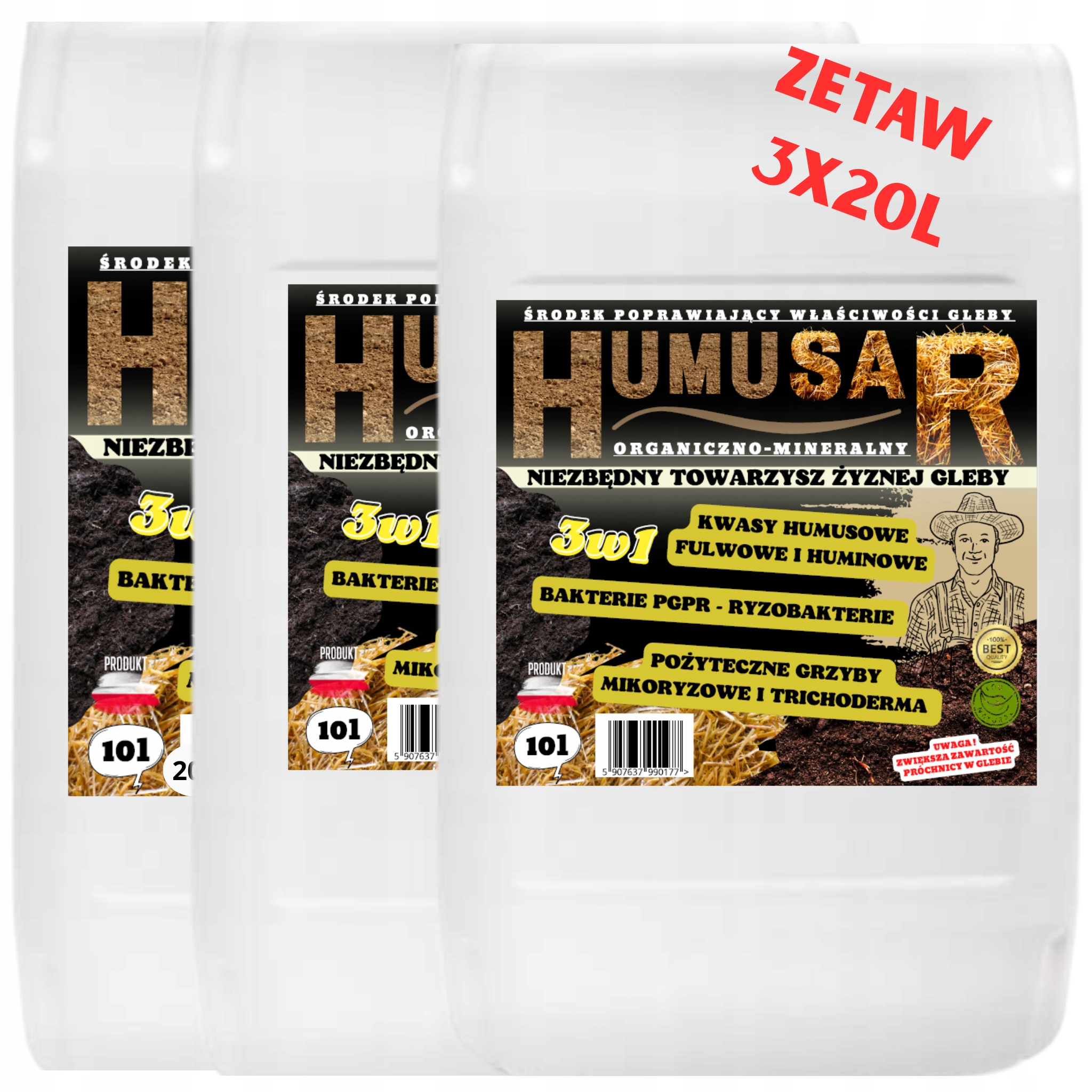 Baktérie A Kyseliny Humusové Hnojivo Humusar Rozklad Slamy 60L na 6ha