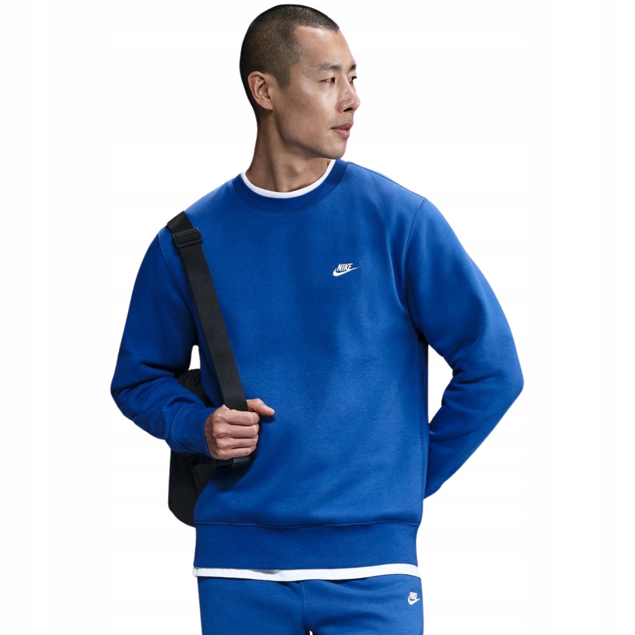 Pánská mikina Nike Club Bb tmavě modrá FN3886 480 L