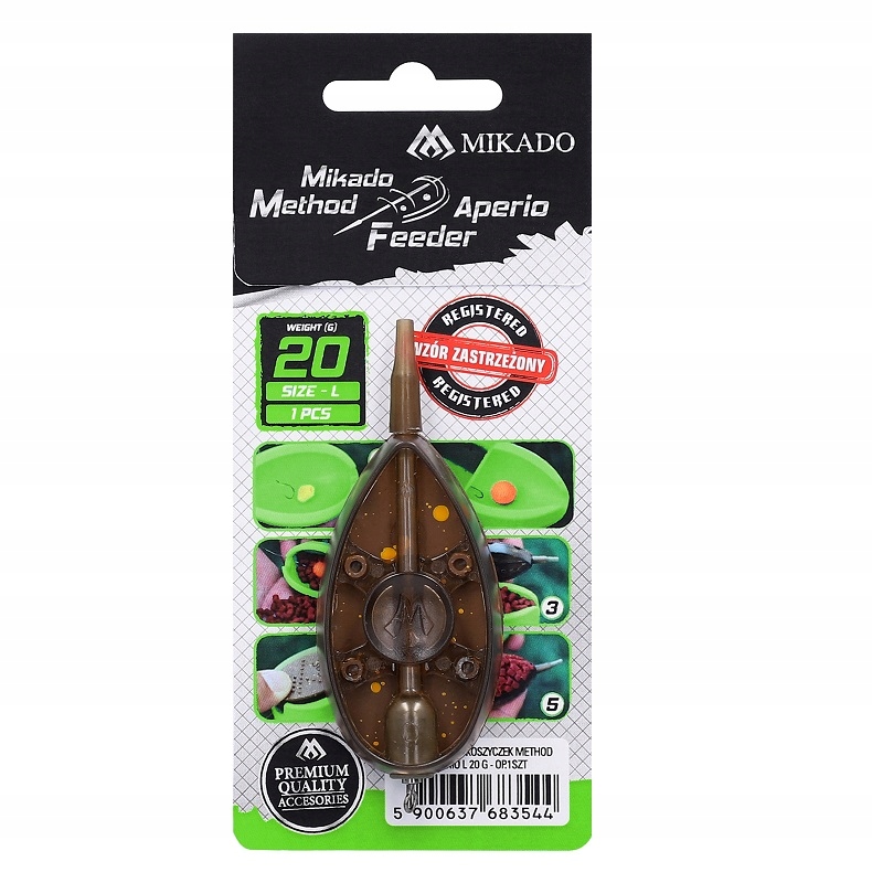 Mikado koszyczek method feeder Aperio L 50g