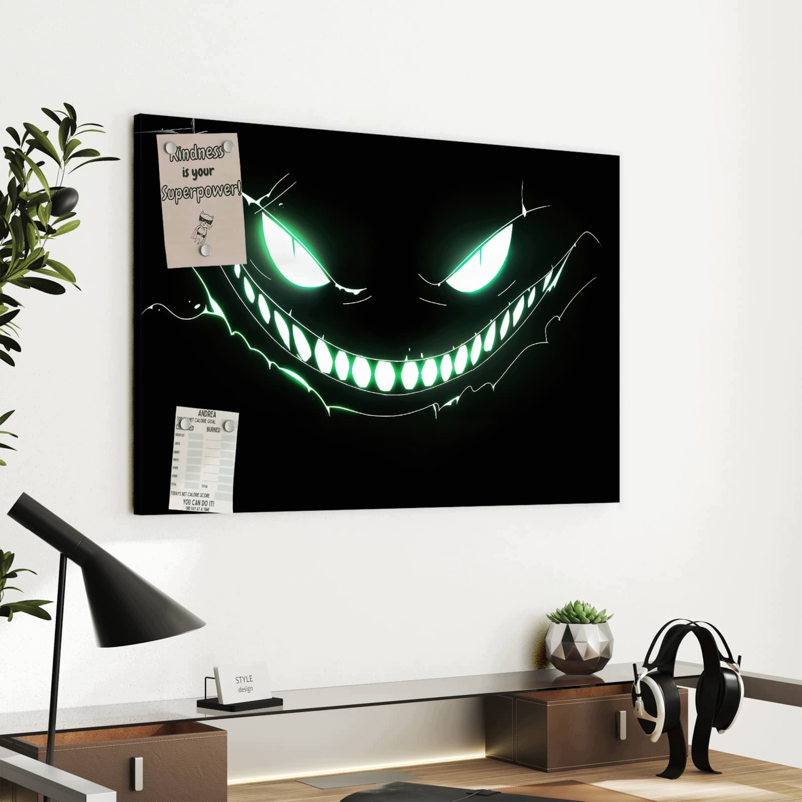 Magnetická tabule Ušmiechniete Tvář 60 × 40 cm