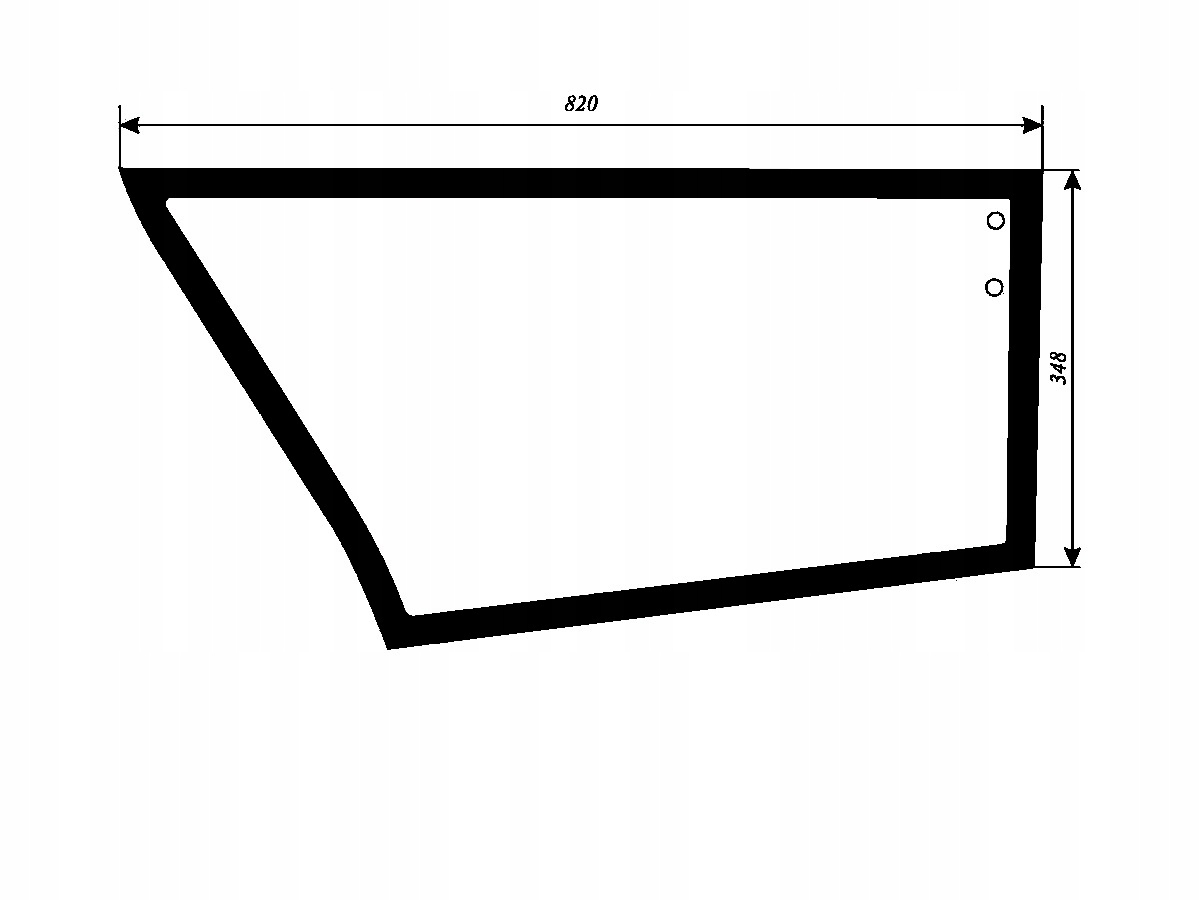 Двері нижня ліва Merlo Panoramic roto 053430
