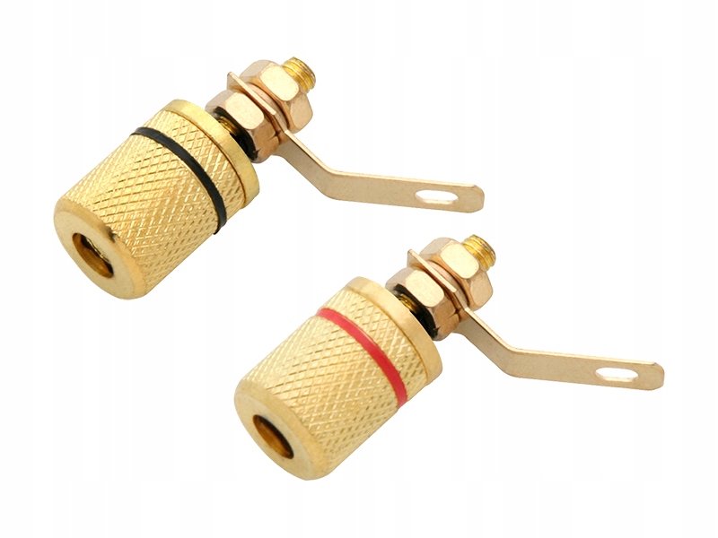 GNIAZDO BANAN ZŁOTE CZARNE/CZERWONE 2-SZTUKI