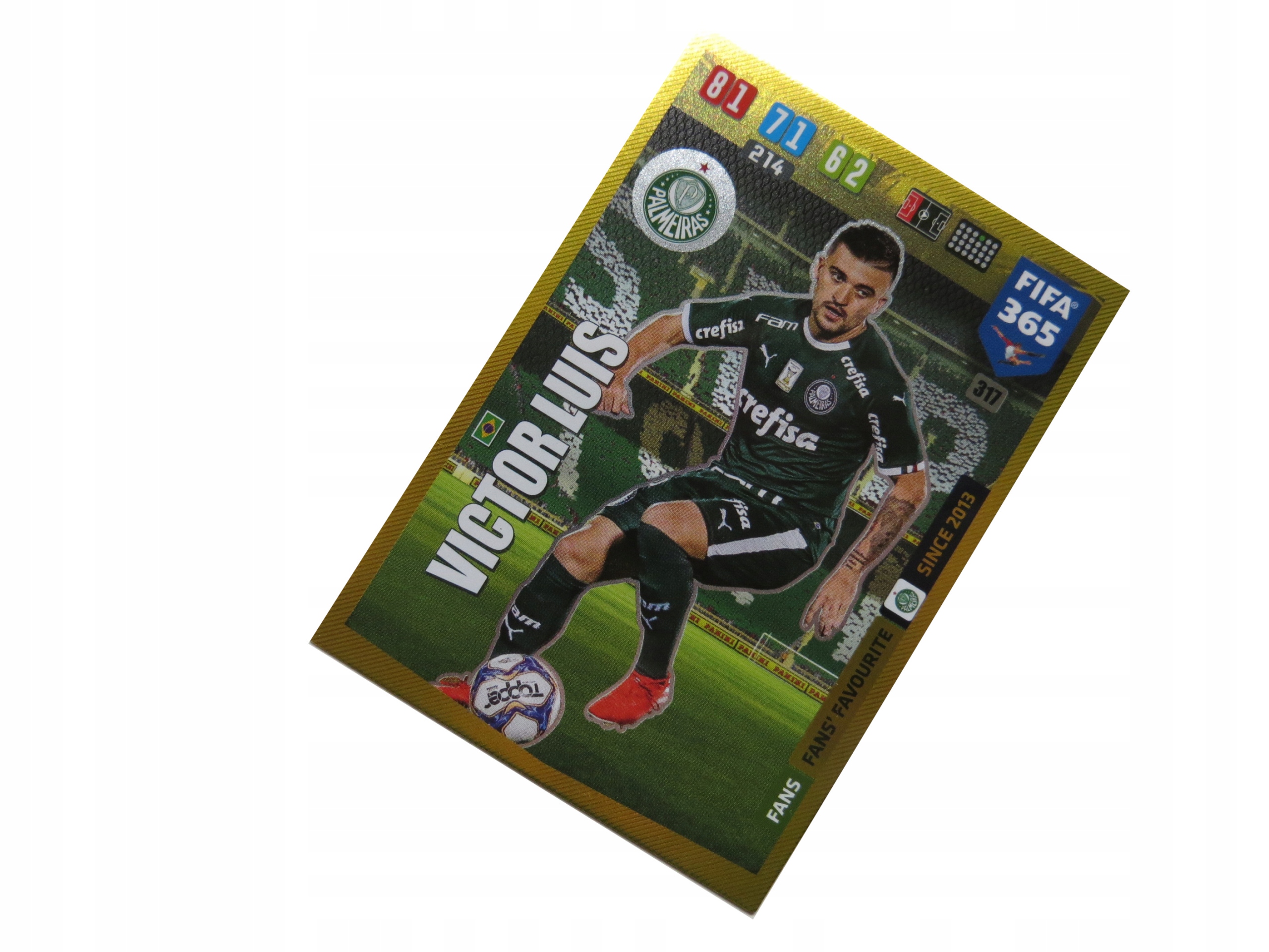 Panini Fifa 365 2020 Karta Fans Favourite 317 Victor Luis Palmeiras