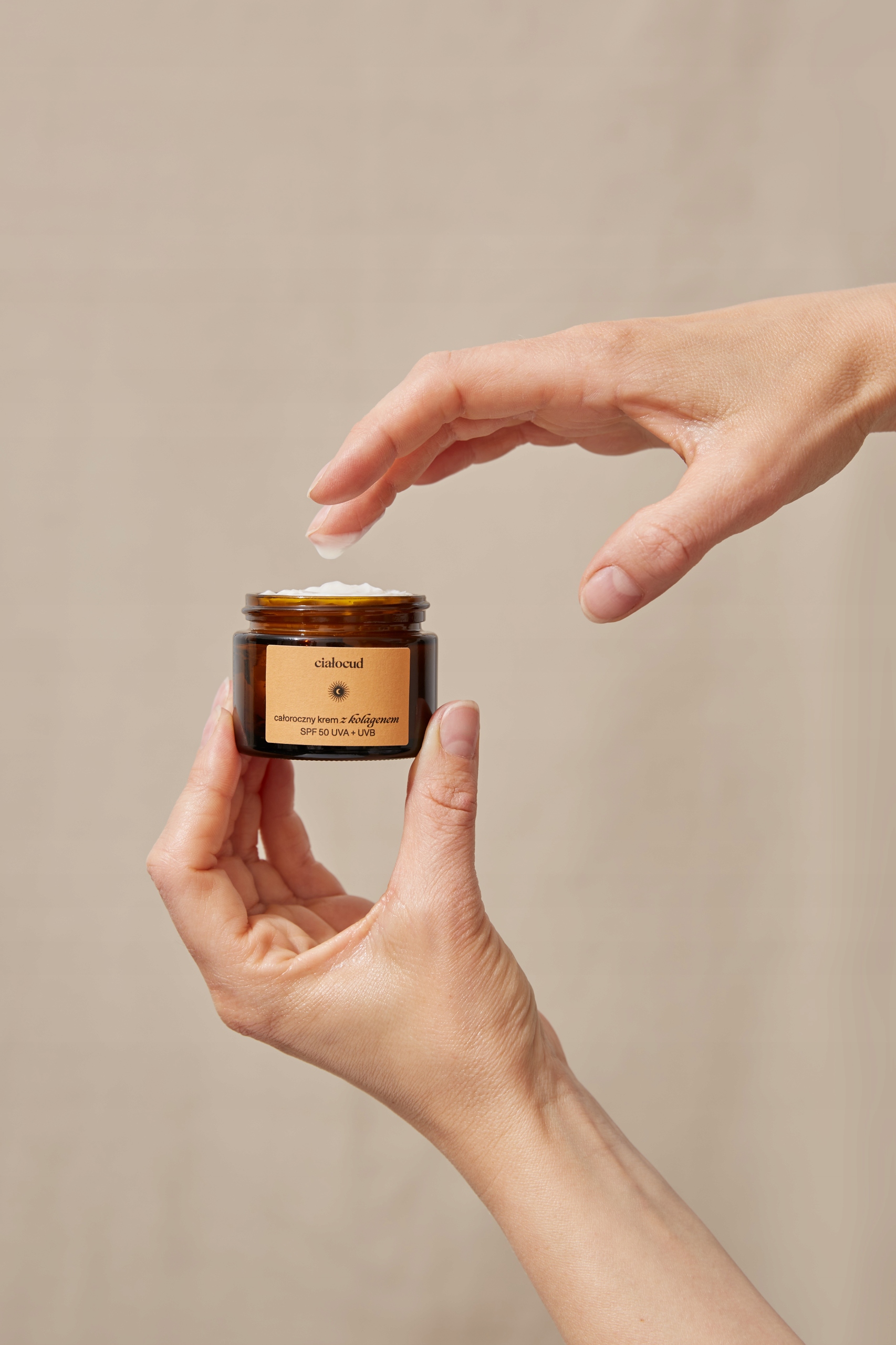 Krem z kolagenem SPF 50 UVA + UVB CIAŁOCUD 50 ml Marka inna marka