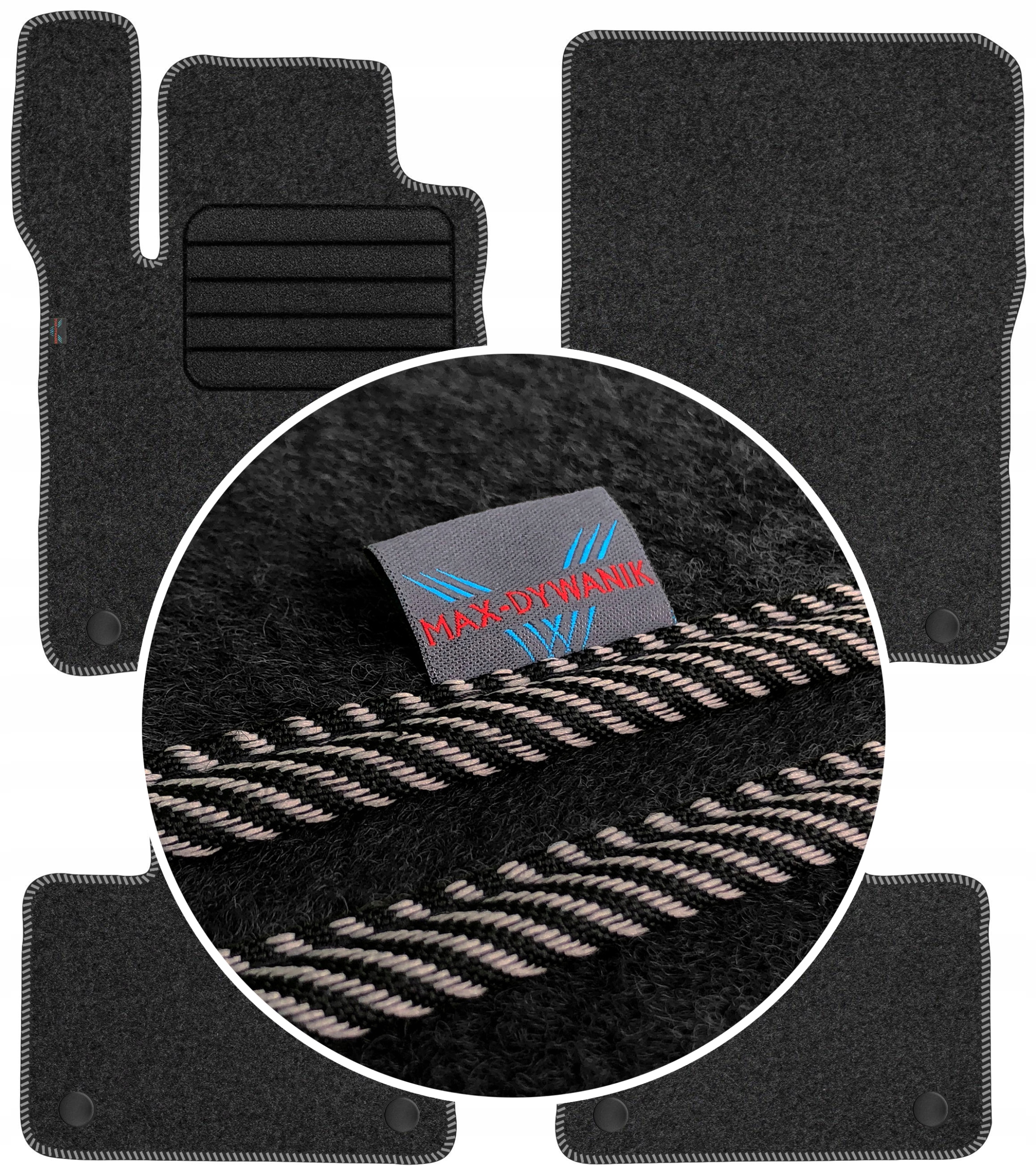 Autokoberce pro Mercedes Gle W166 2015-2019