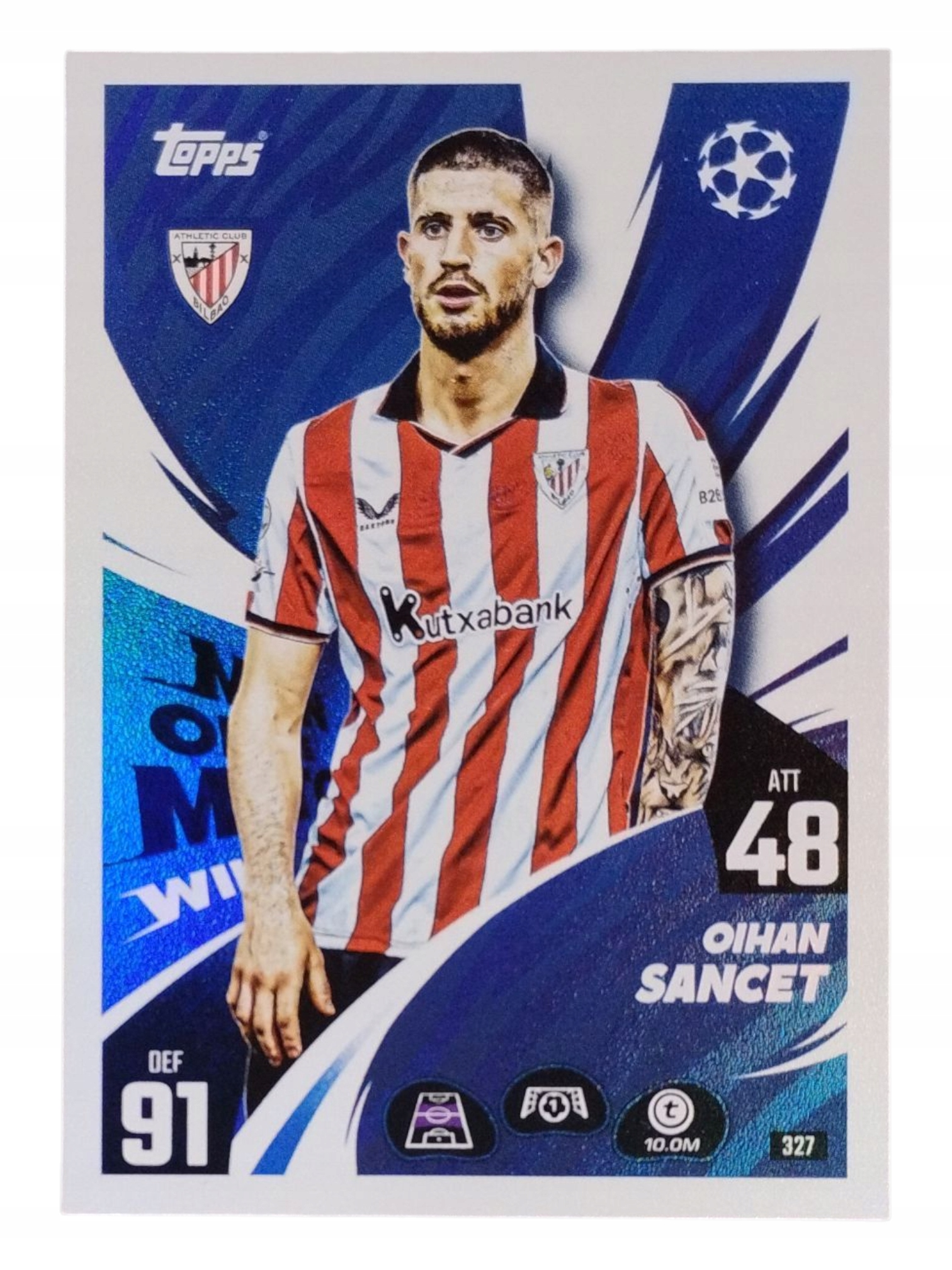 Topps Match Attax 2025-2026 Man Of The Match Oihan Sancet Athletic Club 327