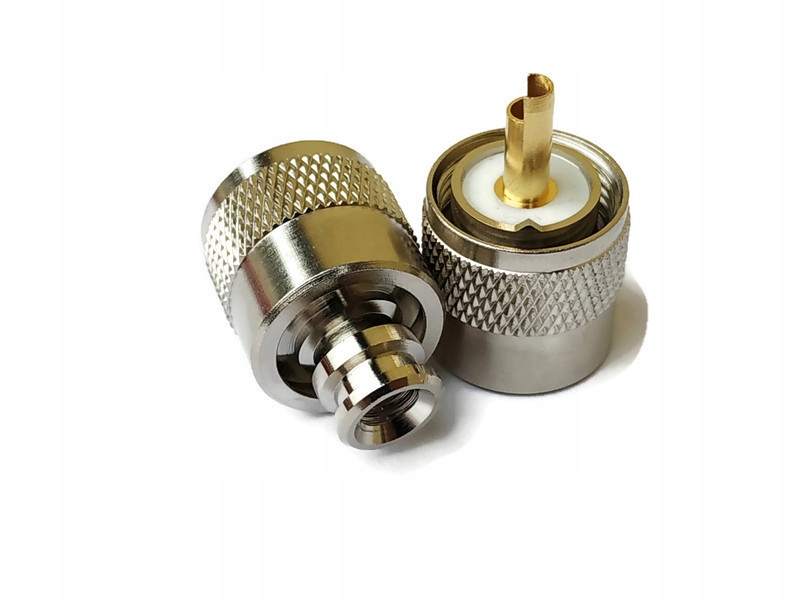 Wtyk UC1 nakręcany RG58 teflon