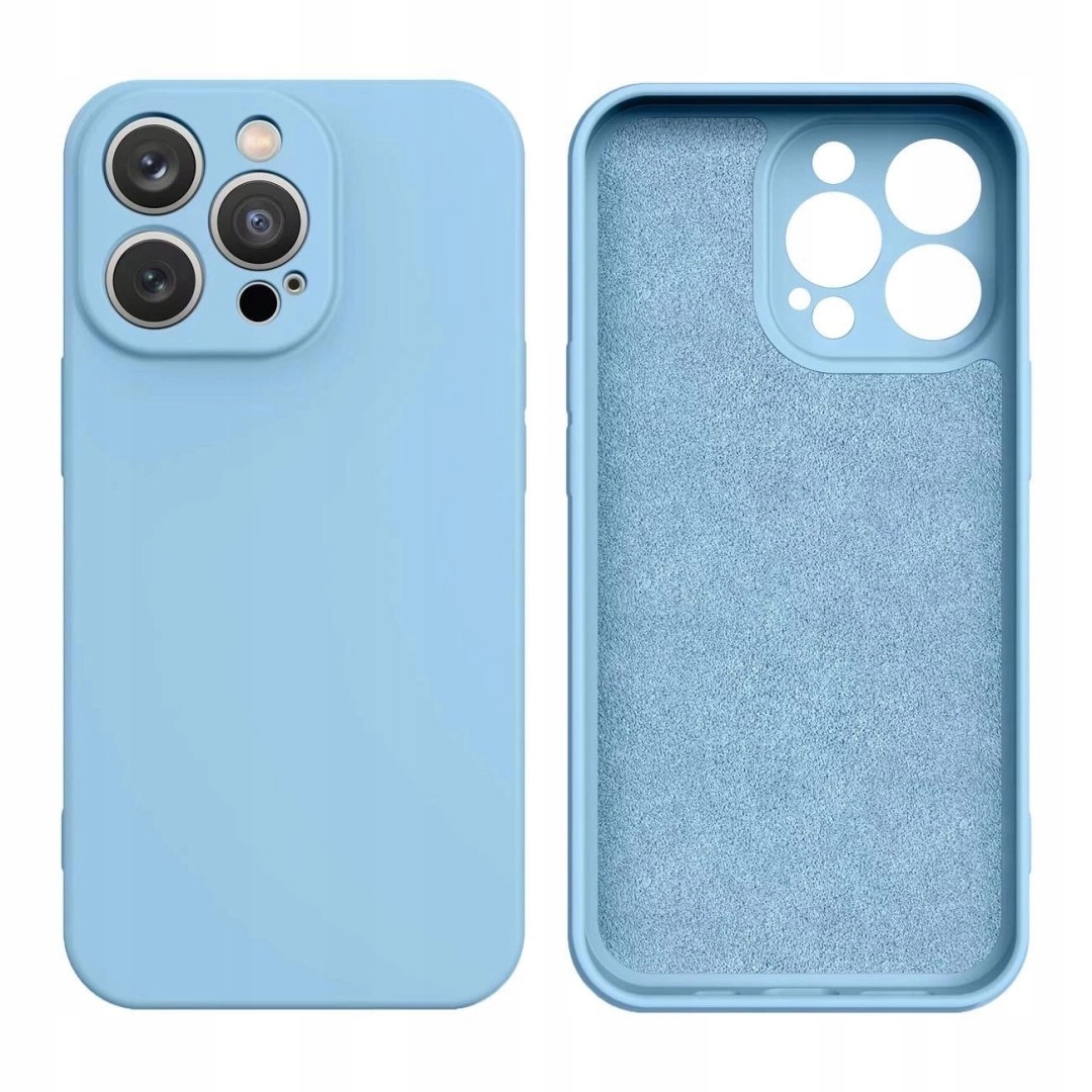 Etui Silicone Case na Samsung Galaxy S25 Edge niebieskie
