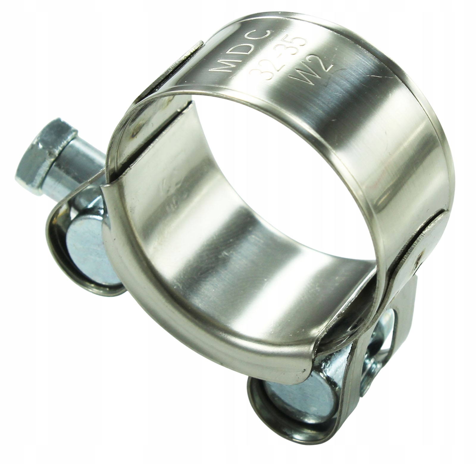 MDC Obejma 32-35mm Gbs W2 Nierdzewna 304SS Opaska Sgb wąż Turbo Intercooler