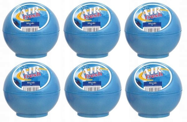 

Odświeżacz powietrza Air Fresh Morski kula 150g x6