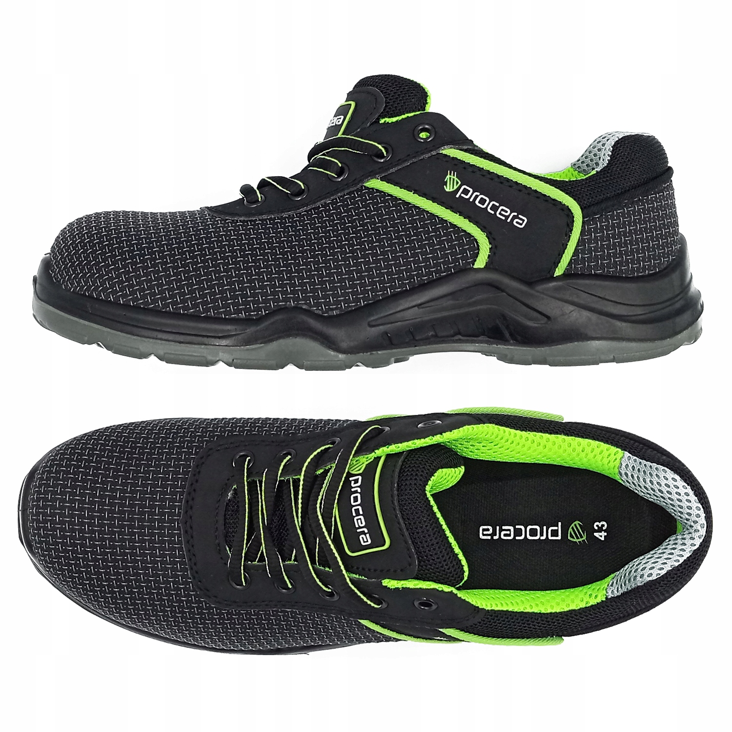 BUTY ROBOCZE SPORTOWE PRZEWIEWNE WYTRZYMAŁE WKŁADKA CHRONIĄCA PALCE 44