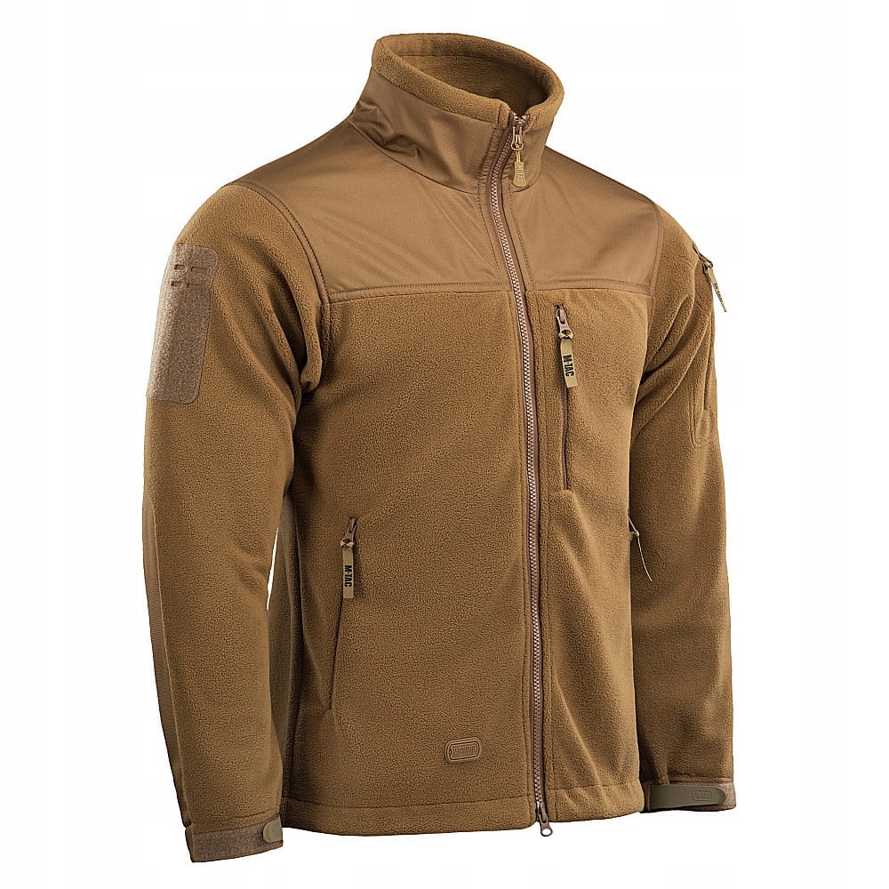 Polar Męski Wojskowy Bluza Polarowa M-Tac Alpha Micro Gen II Coyote S
