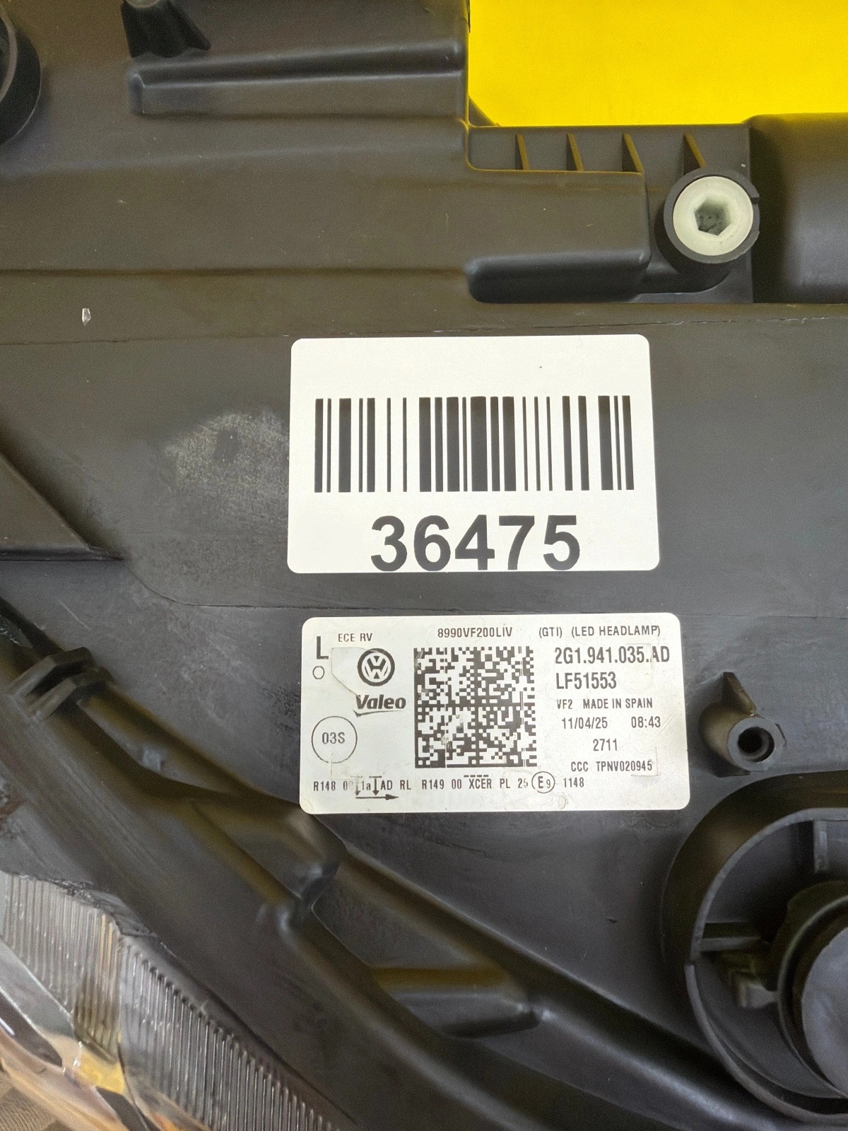 light left VW Polo VI GTI Lift Matrix Beam 2021- 2G1941035AD